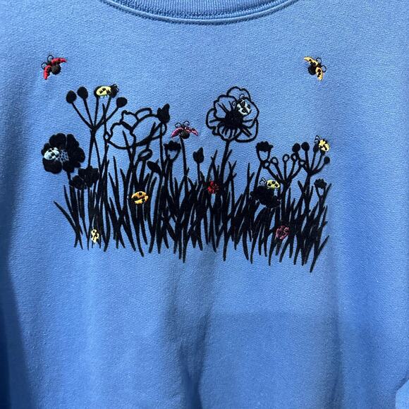 Vintage top stitch crewneck size 1x NWT - Picture 2 of 4